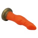 Power Monsters Blazeheart Charger - 18.5 cm Rippled Monster Silicone Dildo Power