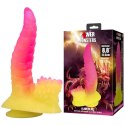 Power Monsters Flamebeast - 22.5 cm Rippled Monster Silicone Dildo Power