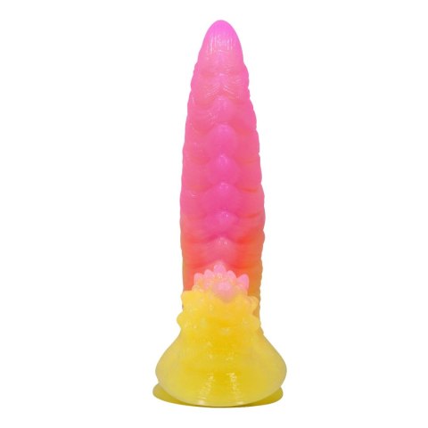 Power Monsters Flamebeast - 22.5 cm Rippled Monster Silicone Dildo Power