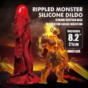 Power Monsters Minotaur - 21 cm Rippled Monster Silicone Dildo Power