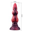 Power Monsters Savage Beastlord - 24 cm Rippled Monster Silicone Dildo Power