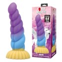 Power Monsters Unicorn - 22 cm Rippled Monster Silicone Dildo Power