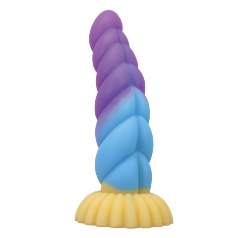 Power Monsters Unicorn - 22 cm Rippled Monster Silicone Dildo Power
