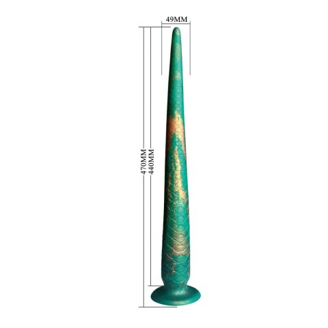 Power Monsters Verdant Titan - 47 cm Rippled Monster Silicone Dildo Power
