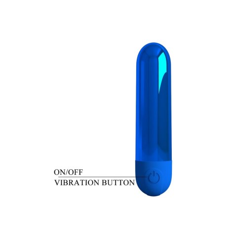 Kompaktowy wibrator typu bullet - Blue Pretty Love