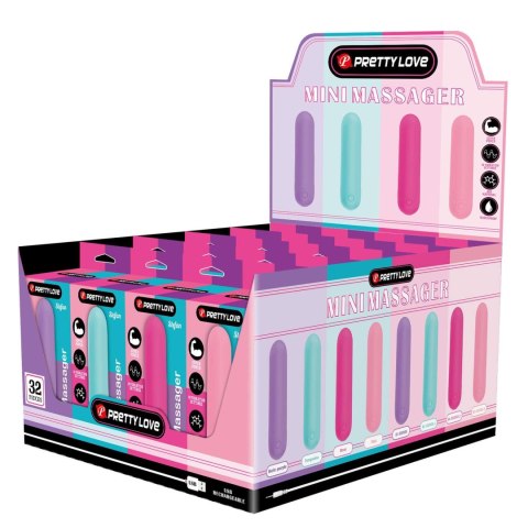 STEFAN, Mini massager, 10 vibration functions Pretty Love