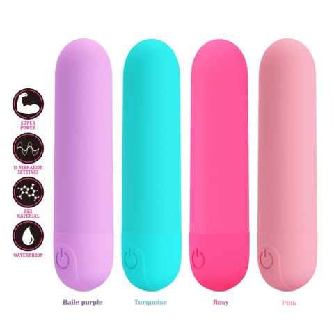 STEFAN, Mini massager, 10 vibration functions Pretty Love