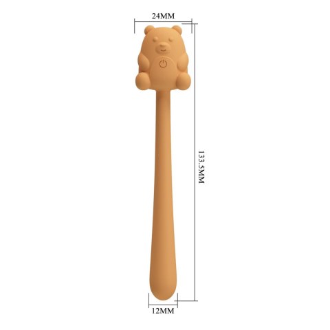 CUTE BEAR, Flirting Stick, 7 vibration functions, Magnetic USB charging Pretty Love