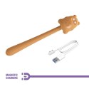 CUTE BEAR, Flirting Stick, 7 vibration functions, Magnetic USB charging Pretty Love