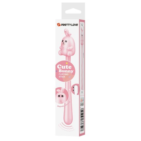CUTE BUNNY, Flirting Stick, 7 vibration functions, Magnetic USB charging Pretty Love
