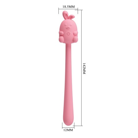 CUTE BUNNY, Flirting Stick, 7 vibration functions, Magnetic USB charging Pretty Love