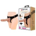 PRETTY LOVE - HARNESS BRIEFS Jerry Universal Strap-On Harness 7,6'' Dildo Flesh Pretty Love