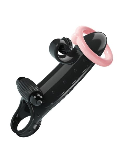 PRETTY LOVE - ROMANCE - VIBRATING PENIS SLEEVE BLACK Romance