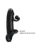 PRETTY LOVE - ROMANCE - VIBRATING PENIS SLEEVE BLACK Romance