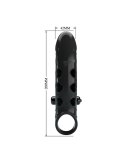 PRETTY LOVE - ROMANCE - VIBRATING PENIS SLEEVE BLACK Romance
