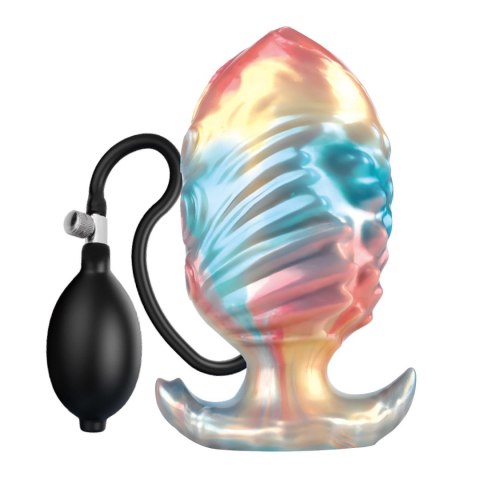 Power Monsters Ebon Leviathan - 18 cm Rippled Monster Silicone Dildo Power
