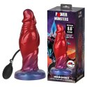Power Monsters Shadow Behemoth - 22 cm Rippled Monster Silicone Dildo Power