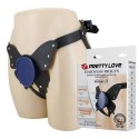 Pretty Love Caldric II Black & Blue Universal Harness Briefs Pretty Love
