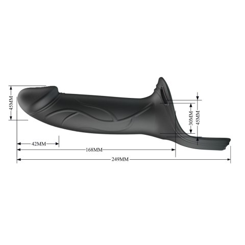Pretty Love Landon Hollow Strap-On Harness Dildo Pretty Love