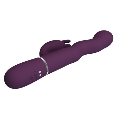 Pretty Love Laursen Dark Purple Waving & Vibrating Rabbit Vibrator Pretty Love
