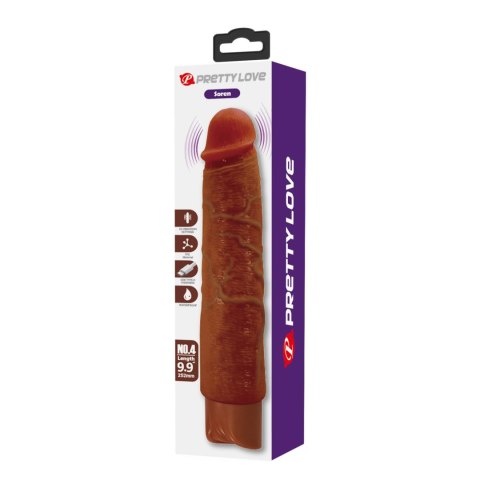 Pretty Love Soren Realistic Vibrating Dildo (Brown Edition) Pretty Love