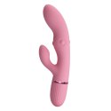 Pretty Love Zach Four-Sided Thumping Rabbit Vibrator - Pink Pretty Love