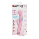 Pretty Love Zach Four-Sided Thumping Rabbit Vibrator - Pink Pretty Love