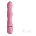 Pretty Love Zach Four-Sided Thumping Rabbit Vibrator - Pink Pretty Love