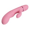 Pretty Love Zach Four-Sided Thumping Rabbit Vibrator - Pink Pretty Love