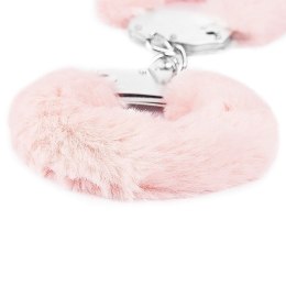 Fetish Pleasure Fluffy Handcuffs Pink Lovetoy