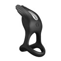 PRETTY LOVE - VIBRANT PENIS RING SILAS Black, 7 vibration functions Pretty Love