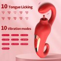 Wibrator-Merfi, 10 vibration functions, 10 frequency tongue licking USB B - Series Power