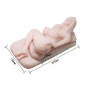 BAILE - Masturbator toy, TPR, double vibrating egg with voice, 3AAA batteries BAILE