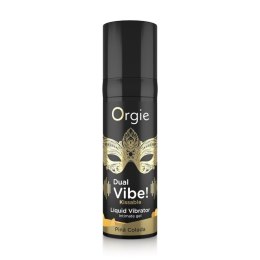 DUAL VIBE! PINA COLADA KISSABLE LIQUID VIBRATOR - 15 ML Orgie