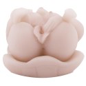 BAILE - Masturbator toy, TPR, double vibrating egg with voice, tighten,shrink 3AAA batteries BAILE