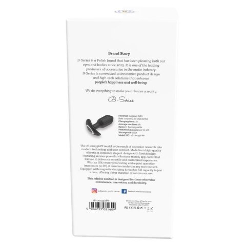 Bliss APP - Vibrating Anal Plug B - Series Lyla