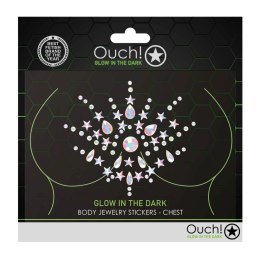 Body Jewelry Stickers - Chest Ouch!