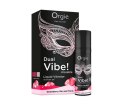 Dual Vibe! Kissable Liquid Vibrating Strawberry Gin And Tonic Orgie