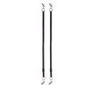 Labia Spreader with Clamps - Black Ouch!