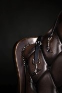 Labia Spreader with Clamps - Black Ouch!