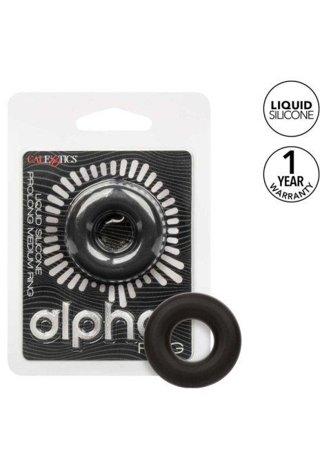 Alpha Prolong Medium Ring Black CalExotics