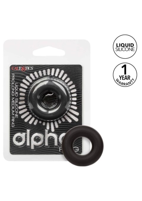 Alpha Prolong Medium Ring Black CalExotics
