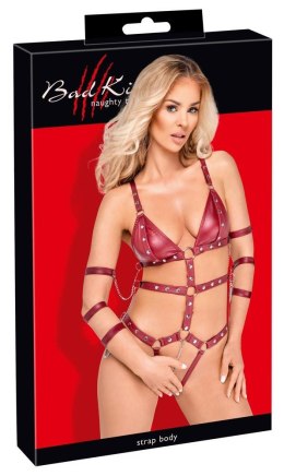 Uprząż czerwona Strap Body red XL Bad Kitty