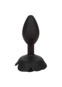 Large Rose Anal Plug Black CalExotics