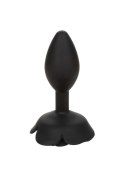 Large Rose Anal Plug Black CalExotics