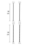 Penis Dilator Set Large 4 pcs Hidden Desire
