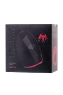 EROTIST Magma; Rechargeable masturbator with heating, Silicone, Black, 12 cm Erotist