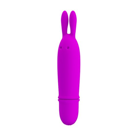 Masażer łechtaczki mini wibrator stymulator 12cm 10 trybów Pretty Love