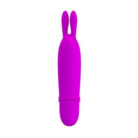 Masażer łechtaczki mini wibrator stymulator 12cm 10 trybów Pretty Love