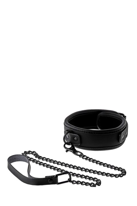 BLAZE COLLAR AND LEASH BLACK Dream Toys